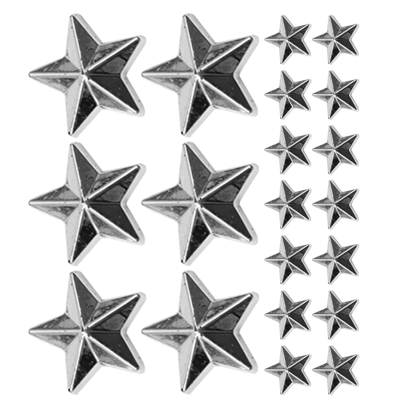 Craft Embellishments - 300 шт. акриловых звездочек с плоской