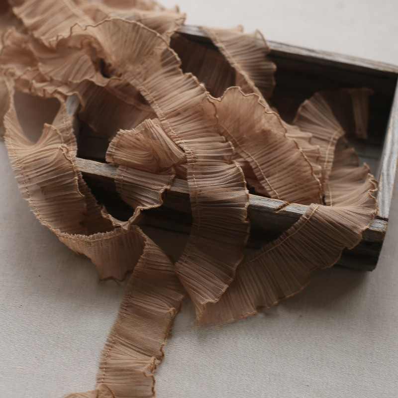 Плиссированная кружевная ткань – обзор и цена Fringe Ribbon Sewing