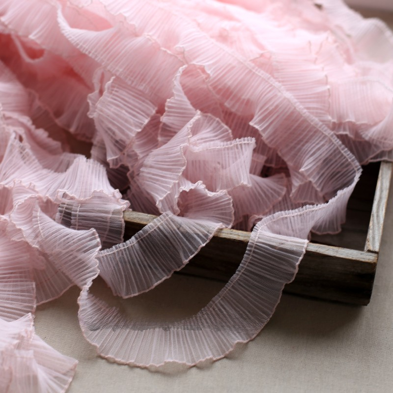 Плиссированная кружевная ткань – обзор и цена Fringe Ribbon Sewing