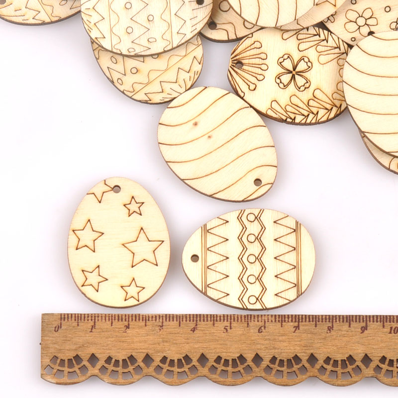 25 шт., деревянные подвески в  – обзор и цена Craft Embellishment