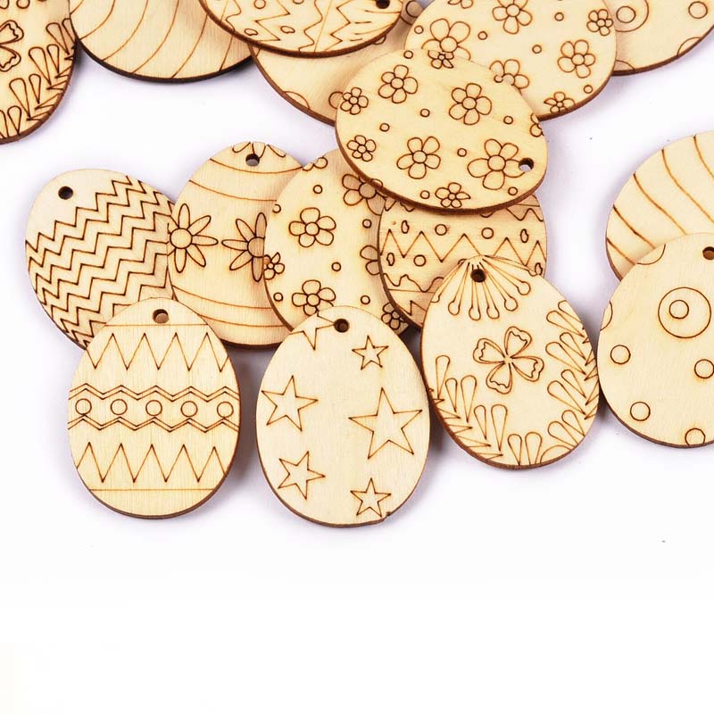 25 шт., деревянные подвески в  – обзор и цена Craft Embellishment