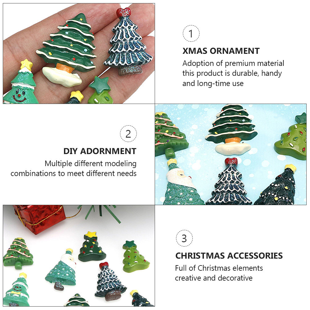 Набор из 20 штук рождественски – обзор и цена Christmas Craft Embellishment