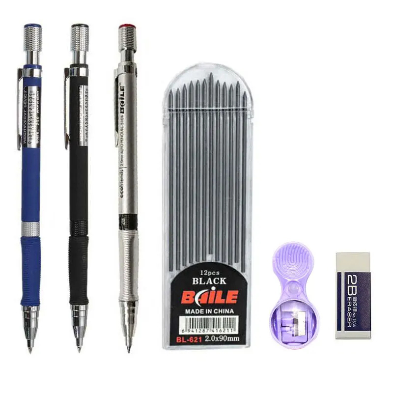 Набор механических карандашей  – обзор и цена Staedtler Pencil Lumocolor