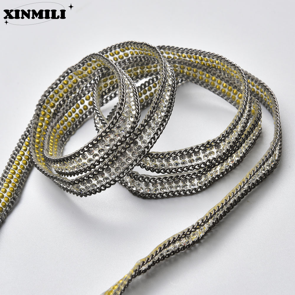 Лента со стразами 8 мм, термок – обзор и цена Rhinestone Banding Trim