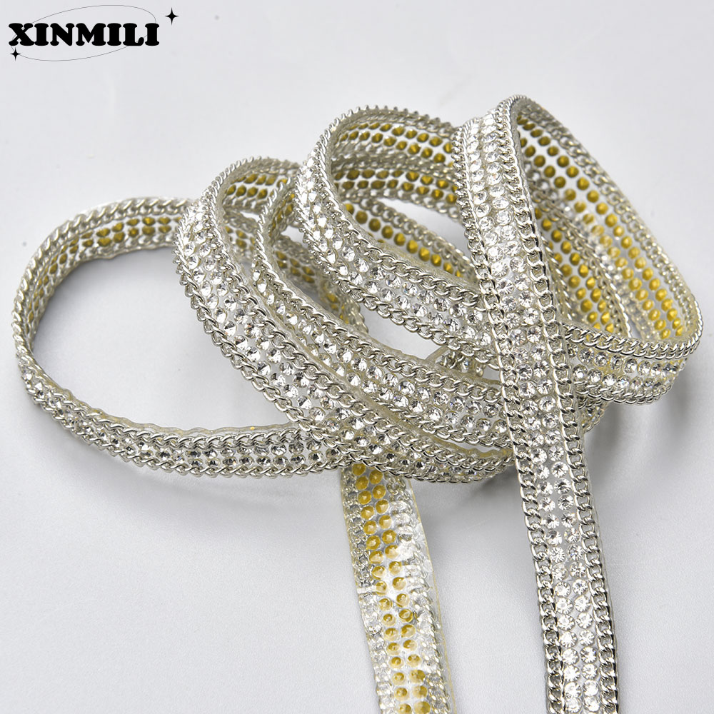 Лента со стразами 8 мм, термок – обзор и цена Rhinestone Banding Trim