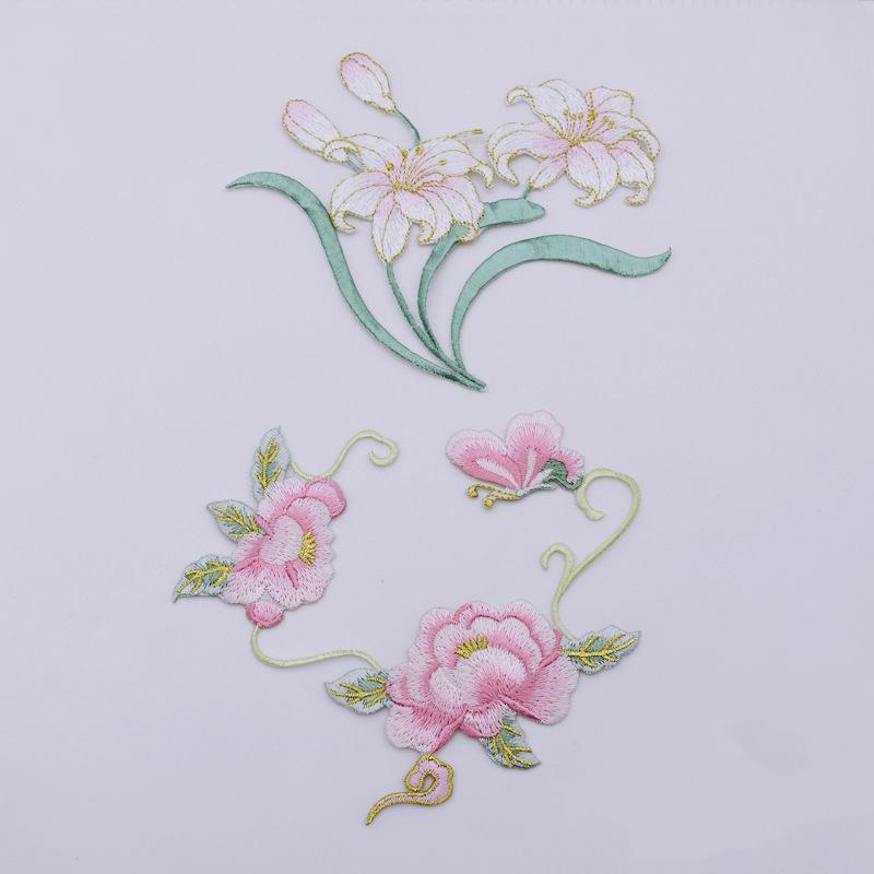 1 шт. нашивка-аппликация для о – обзор и цена Applique Patch Flower