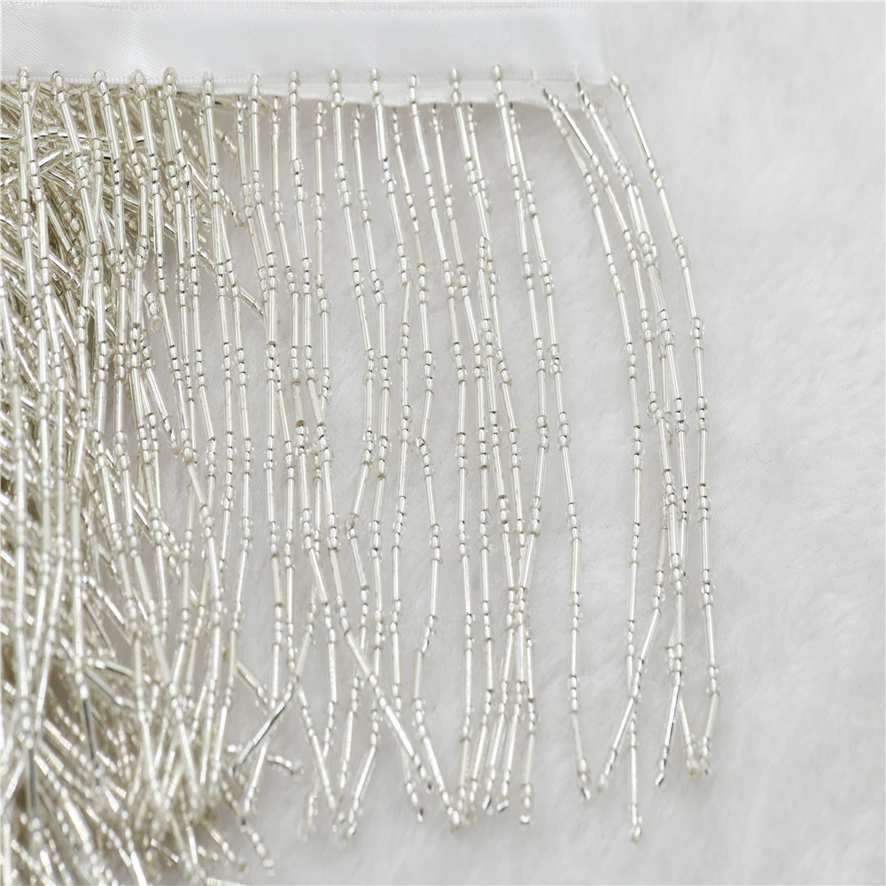 Бахрома из стеклянных бусин ши – обзор и цена Beaded Trim Fringe