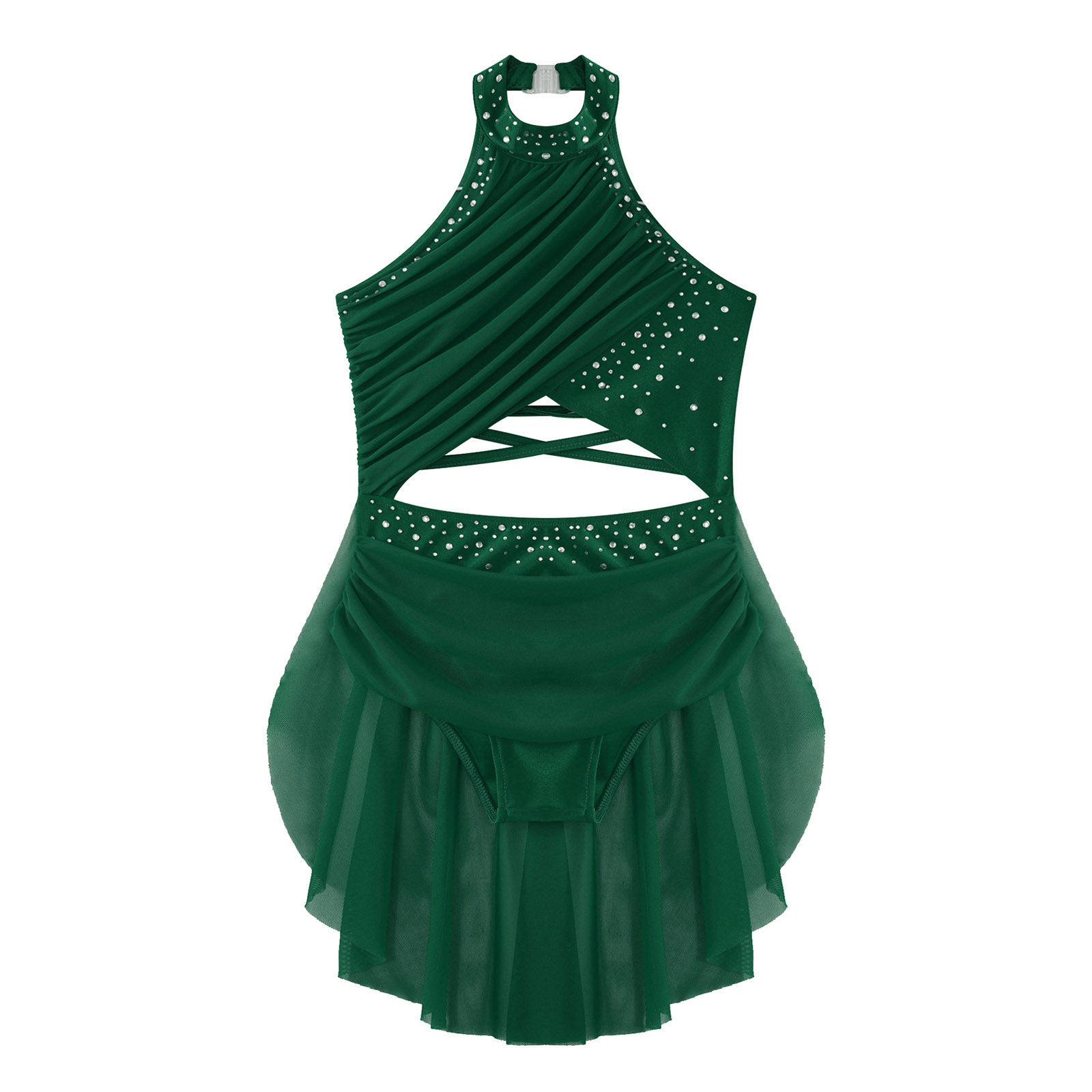 Платье для лирического танца д – обзор и цена Rhinestone Banding Trim