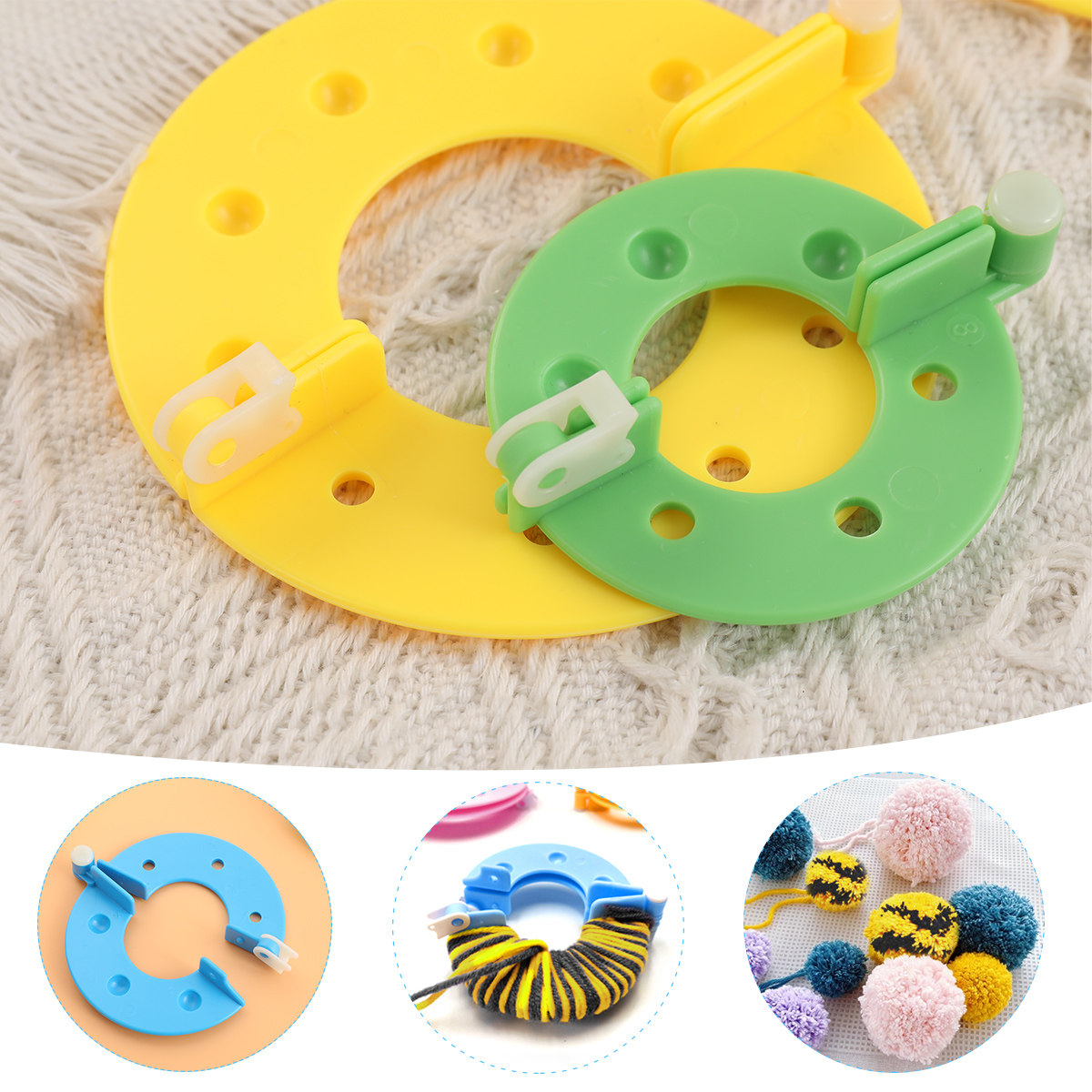Набор из 8 инструментов для из – обзор и цена Pom Pom Maker Tool