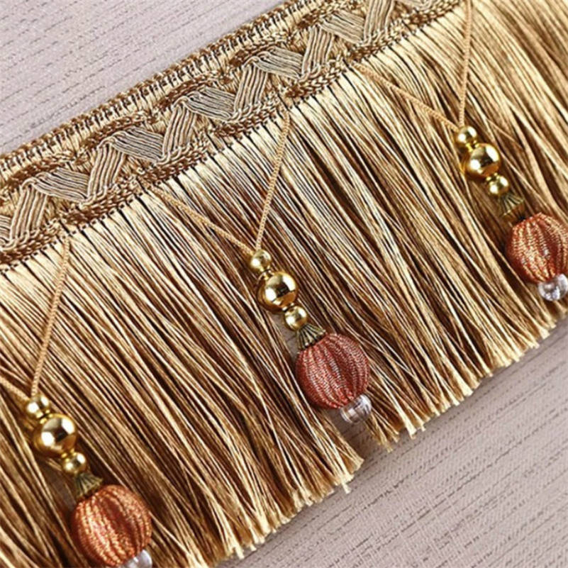 2/4/6 метров занавеска с кисто – обзор и цена Beaded Trim Fringe