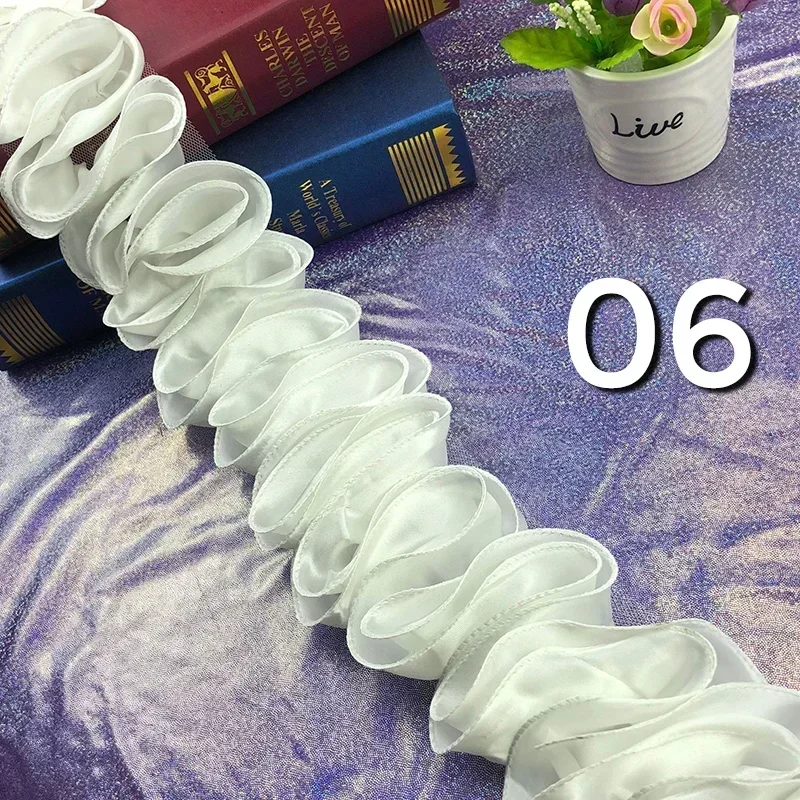 5 ярдов плиссированная отделка – обзор и цена Fringe Ribbon Sewing